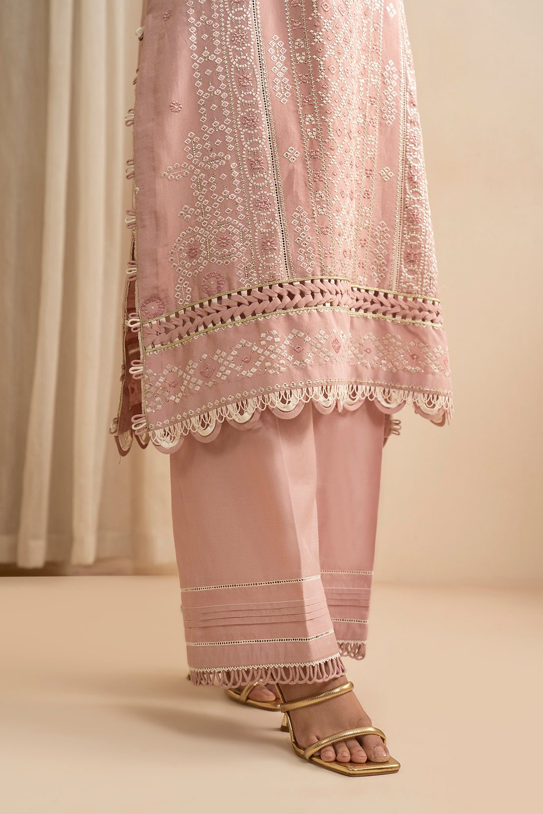 Embroidered Shirt Shalwar Dupatta - 0361