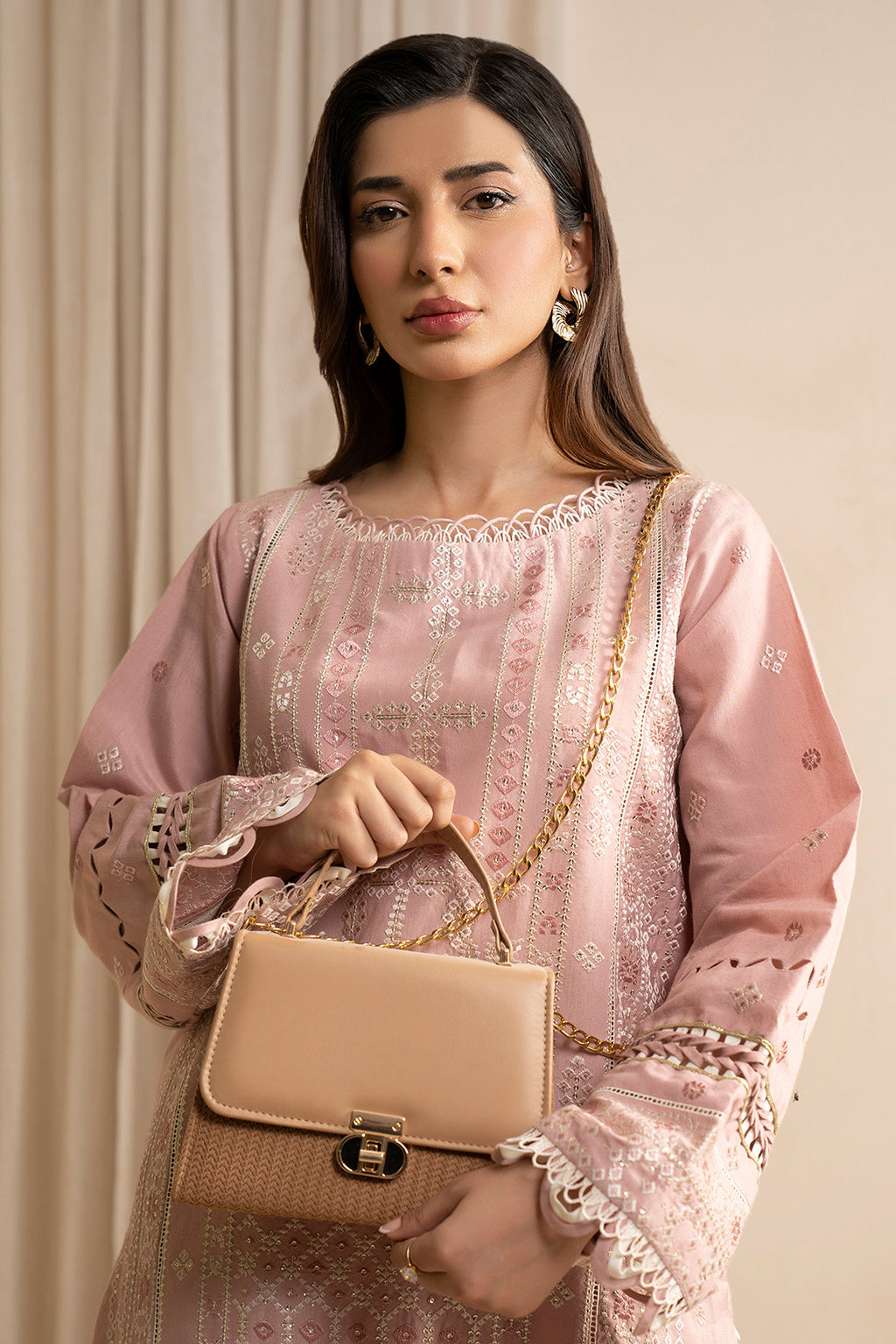 Embroidered Shirt Shalwar Dupatta - 0361