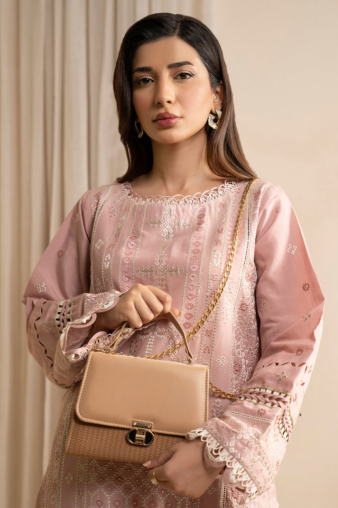 Embroidered Shirt Shalwar Dupatta - 0361