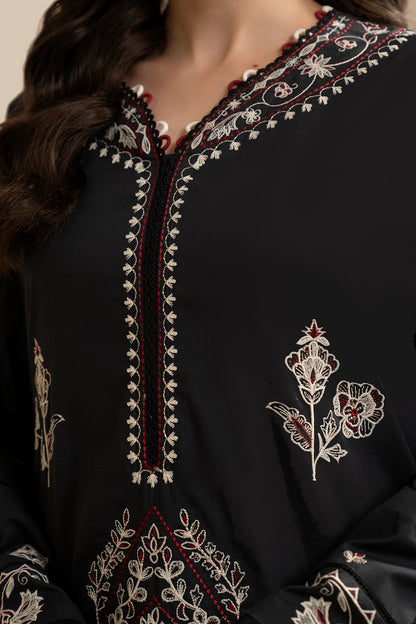 Embroidered Shirt Shalwar Dupatta - 0362
