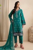 Embroidered Shirt Shalwar Dupatta - 0363