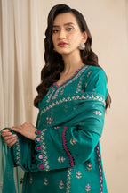Embroidered Shirt Shalwar Dupatta - 0363