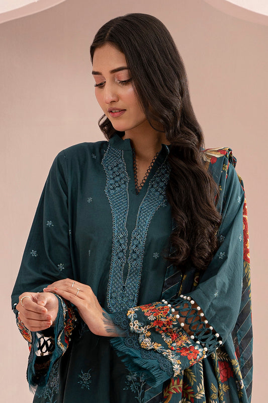 Embroidered Shirt Shalwar Dupatta - 0364