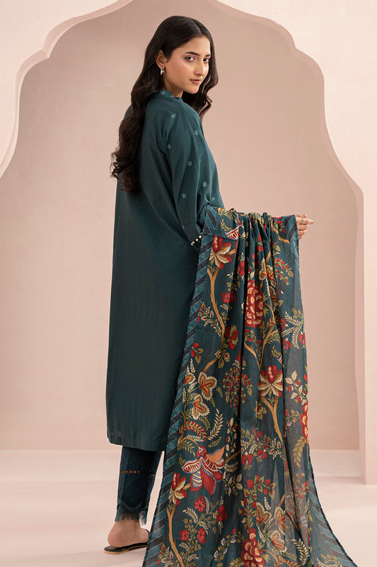 Embroidered Shirt Shalwar Dupatta - 0364