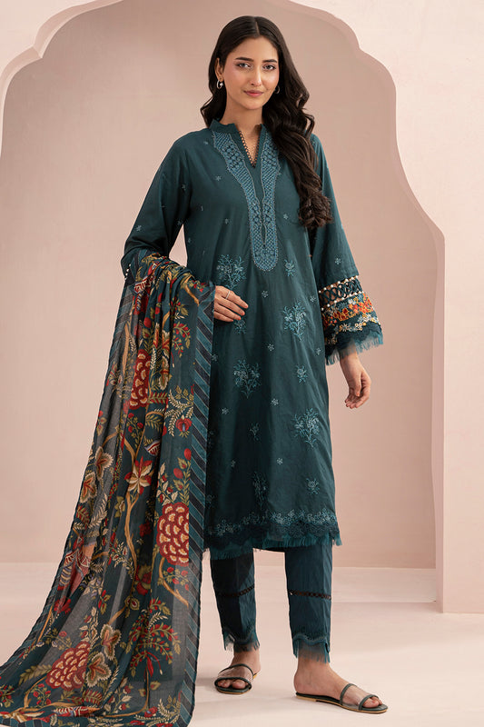 Embroidered Shirt Shalwar Dupatta - 0364