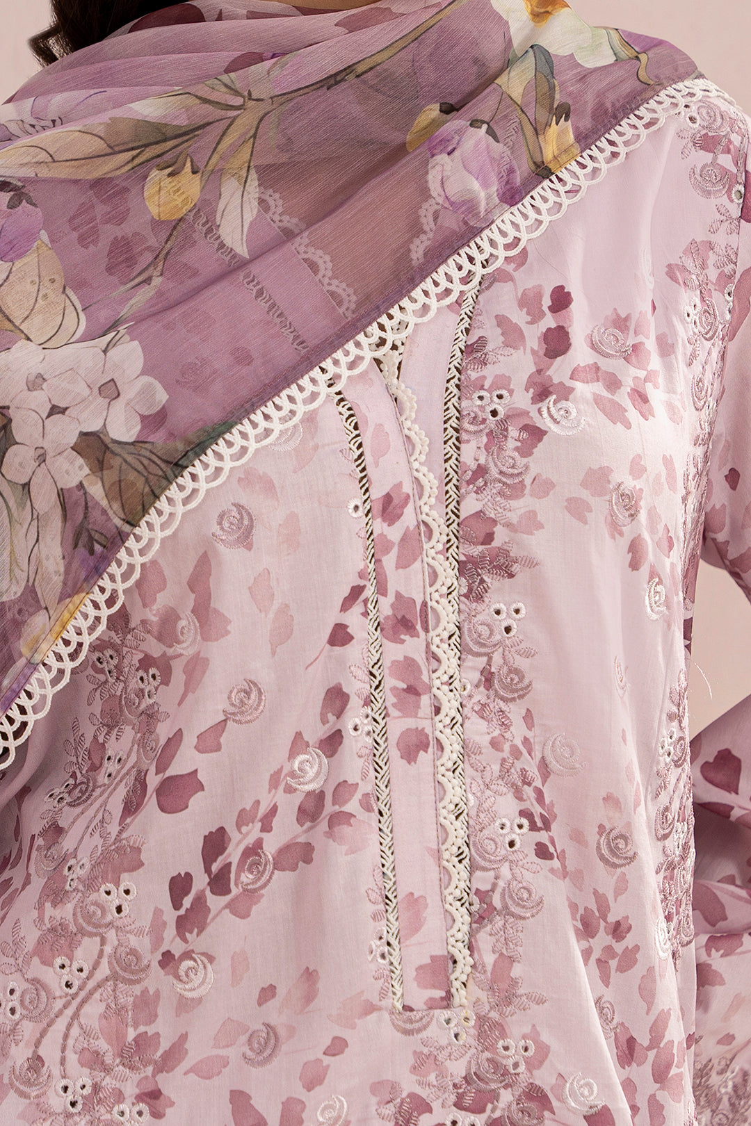 Embroidered Shirt Shalwar Dupatta - 0365