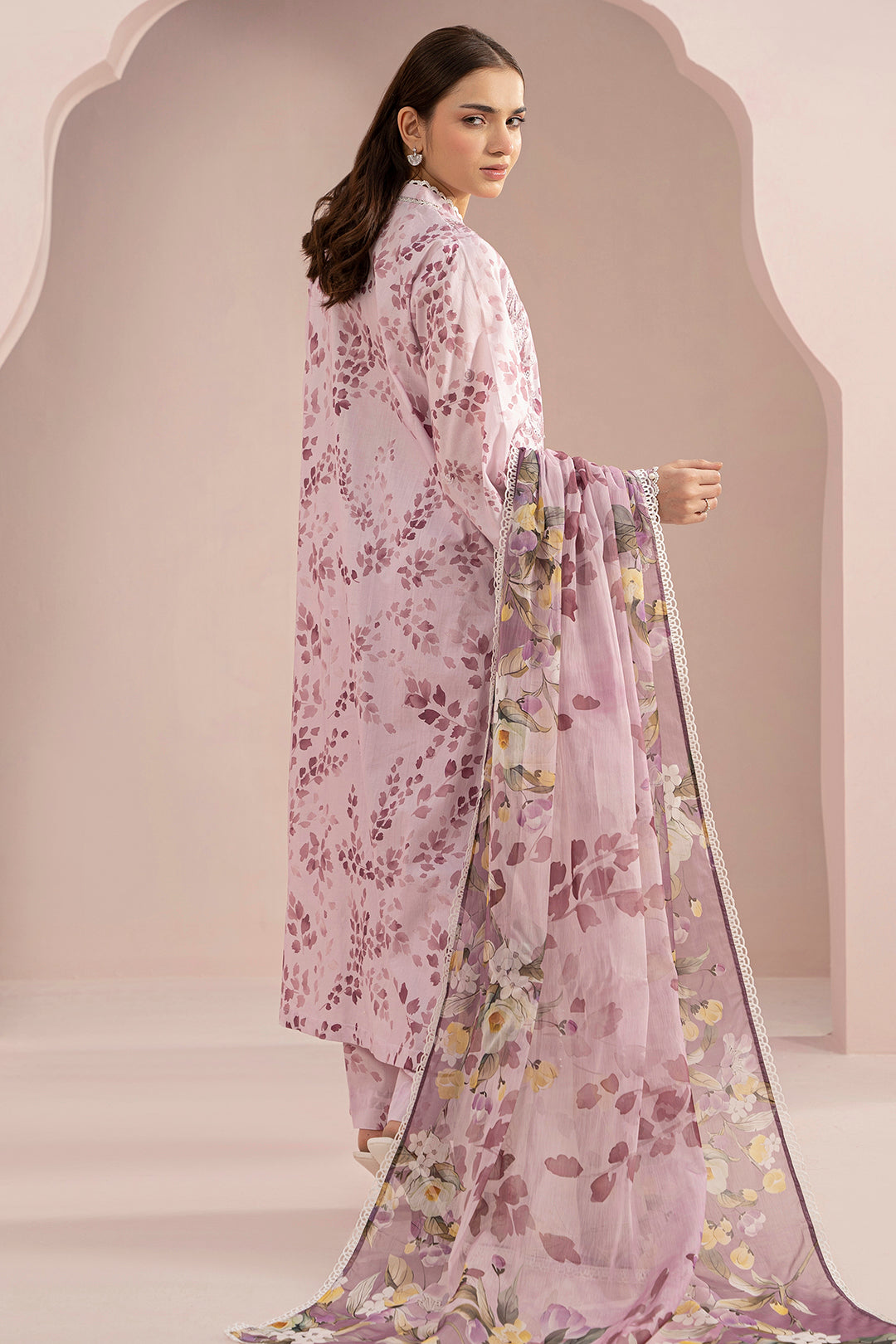 Embroidered Shirt Shalwar Dupatta - 0365