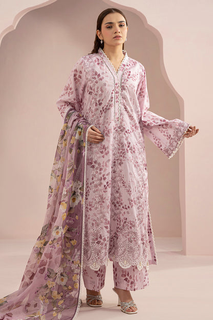 Embroidered Shirt Shalwar Dupatta - 0365