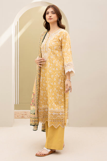 Embroidered Shirt Shalwar Dupatta - 0398