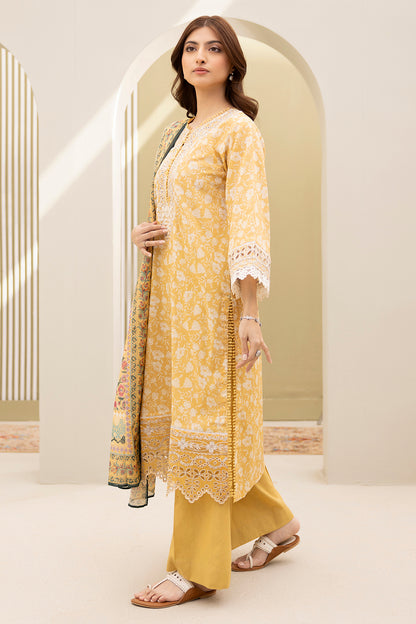 Embroidered Shirt Shalwar Dupatta - 0398