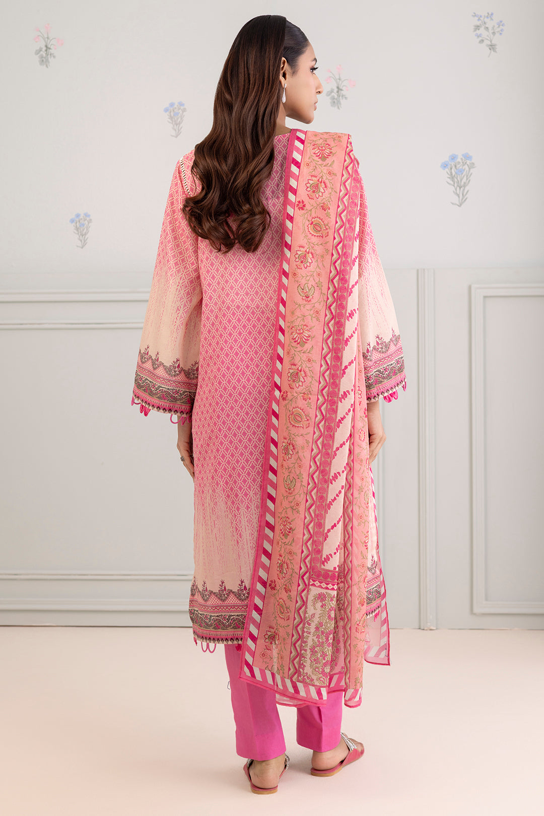 Embroidered Shirt Shalwar Dupatta - 0399