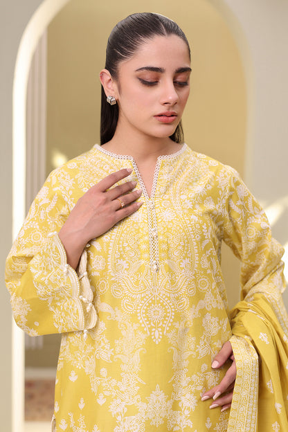 Embroidered Shirt Shalwar Dupatta - 0400