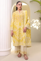 Embroidered Shirt Shalwar Dupatta - 0400