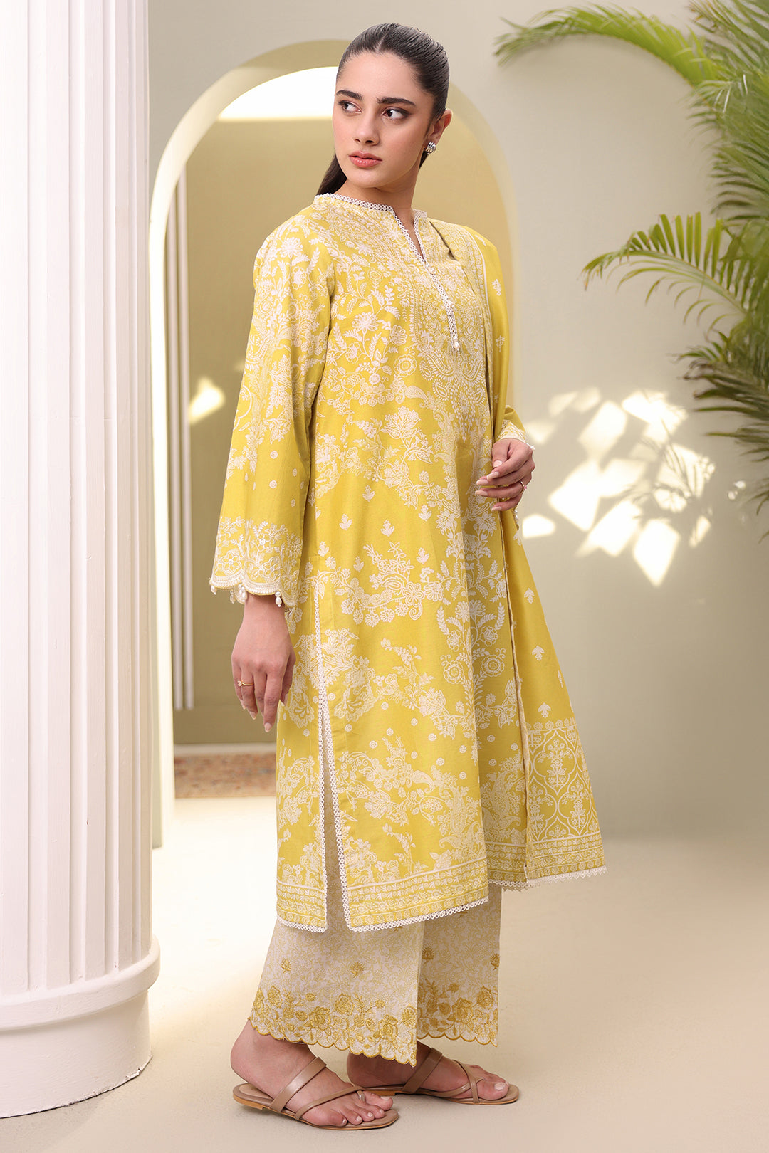 Embroidered Shirt Shalwar Dupatta - 0400