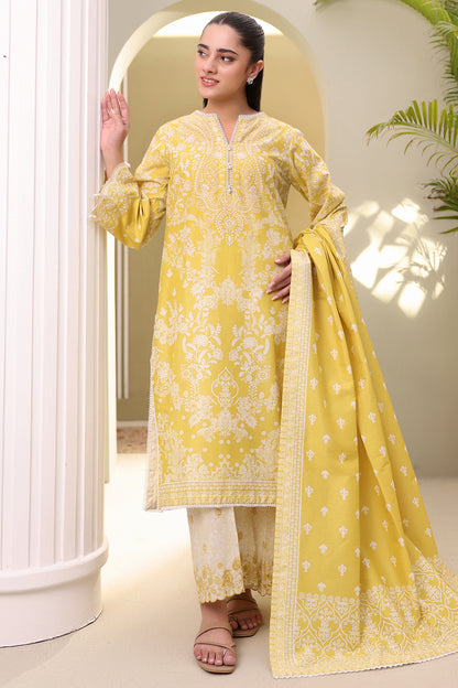Embroidered Shirt Shalwar Dupatta - 0400