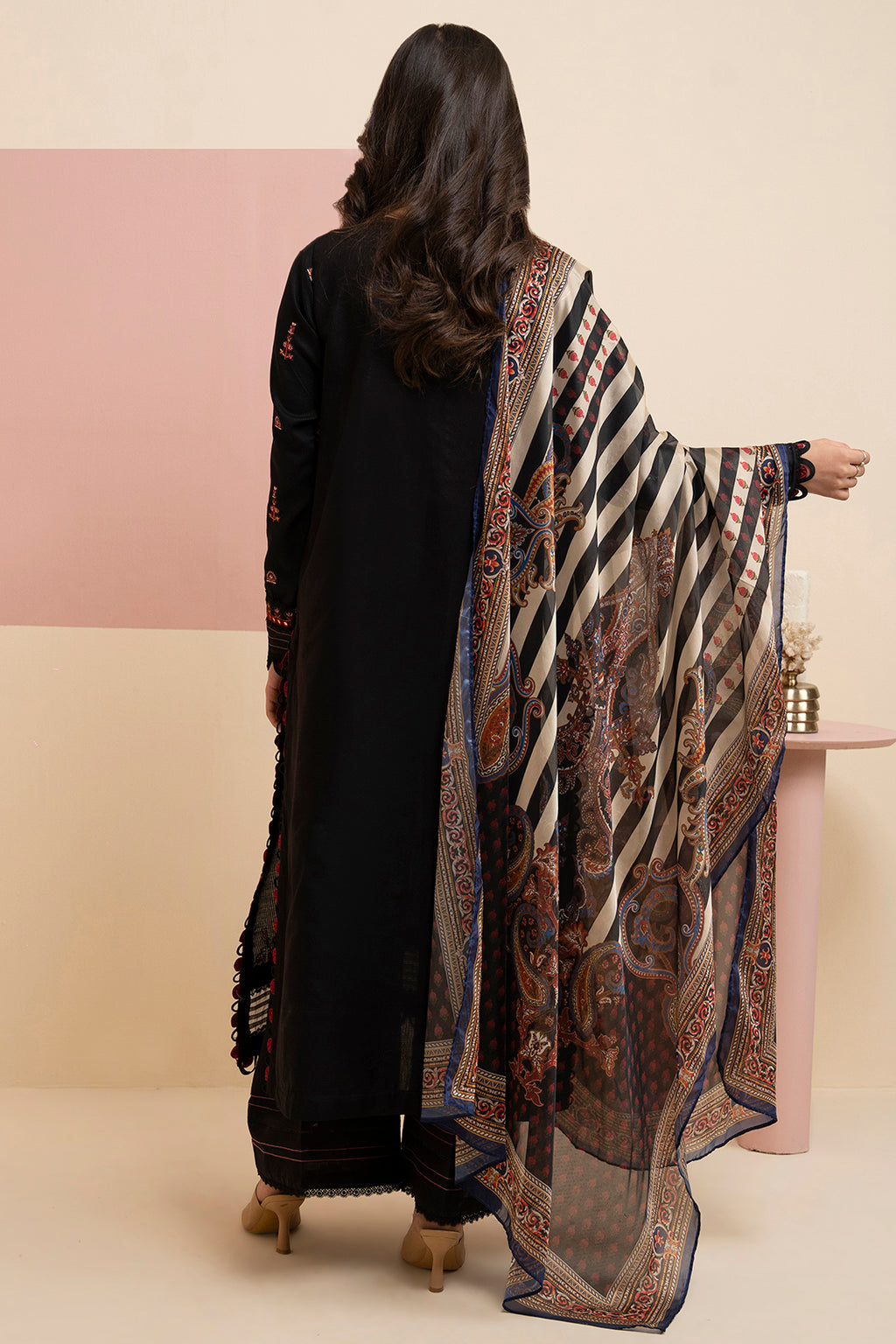 Embroidered Shirt Shalwar Dupatta - 0403
