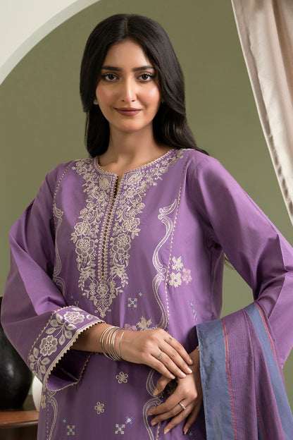 Embroidered Shirt Shalwar Dupatta - 0404