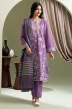 Embroidered Shirt Shalwar Dupatta - 0404