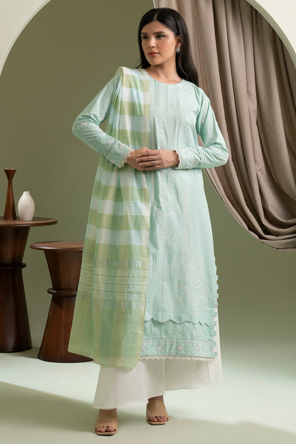 Embroidered Shirt Shalwar Dupatta - 0405