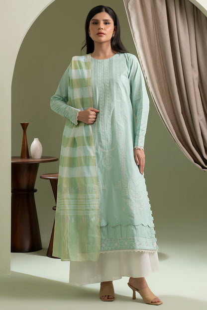 Embroidered Shirt Shalwar Dupatta - 0405