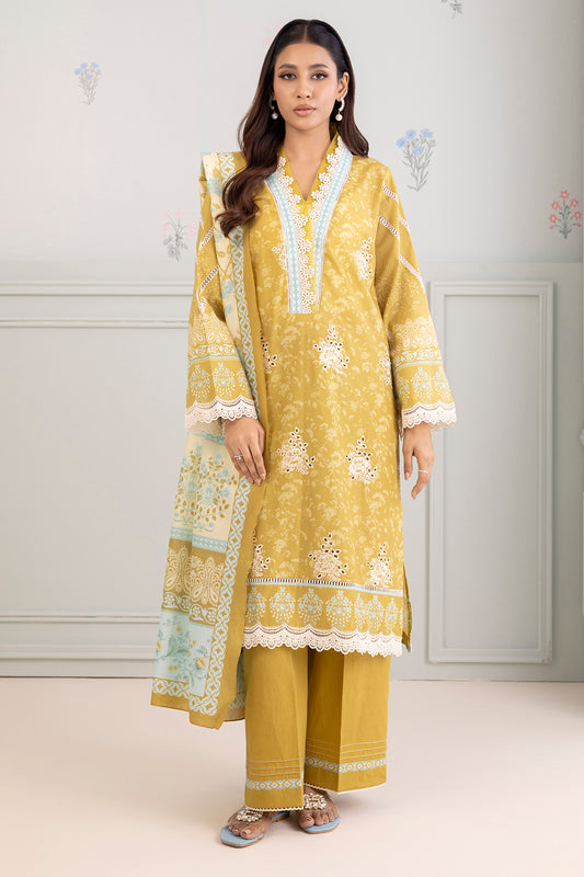 Embroidered Shirt Shalwar Dupatta - 0457