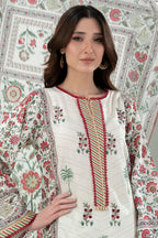 Embroidered Shirt Shalwar Dupatta - 0458