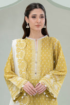 Embroidered Shirt Shalwar Dupatta - 0459