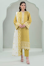 Embroidered Shirt Shalwar Dupatta - 0459