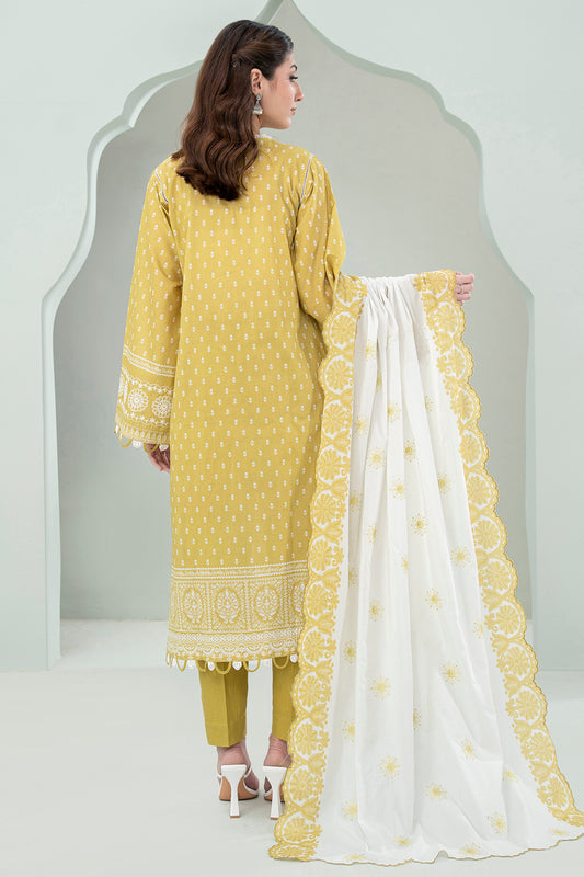 Embroidered Shirt Shalwar Dupatta - 0459