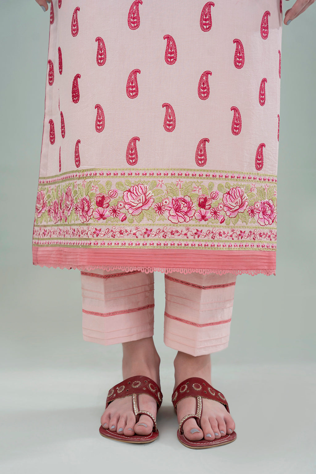 Embroidered Shirt Shalwar Dupatta - 0462