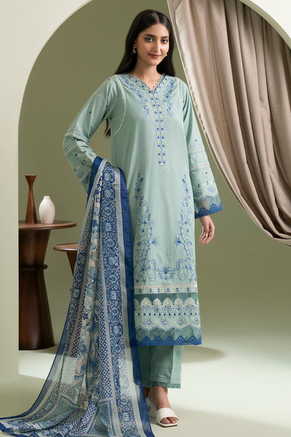 Embroidered Shirt Shalwar Dupatta - 0463
