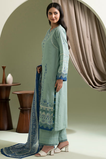 Embroidered Shirt Shalwar Dupatta - 0463