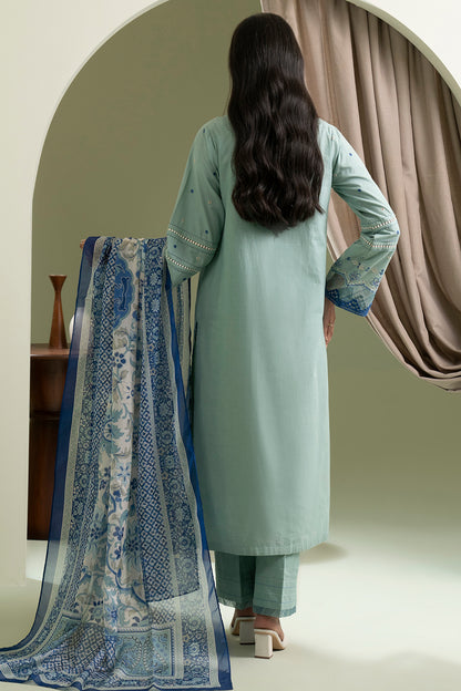 Embroidered Shirt Shalwar Dupatta - 0463