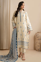 Embroidered Shirt Shalwar Dupatta - 0465