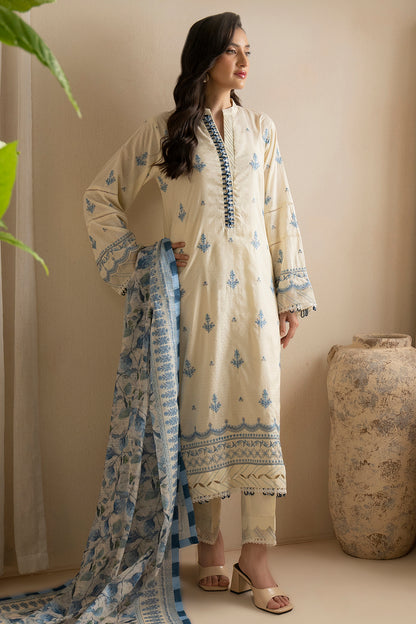 Embroidered Shirt Shalwar Dupatta - 0465
