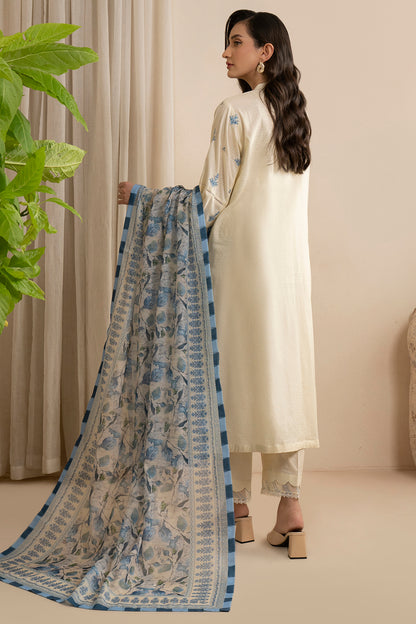 Embroidered Shirt Shalwar Dupatta - 0465