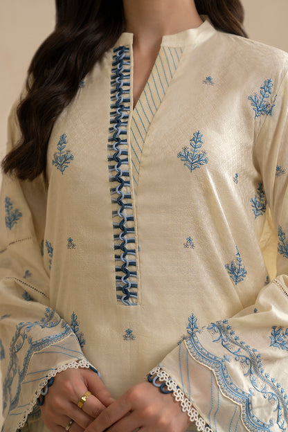 Embroidered Shirt Shalwar Dupatta - 0465
