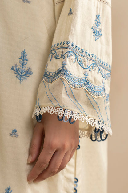 Embroidered Shirt Shalwar Dupatta - 0465