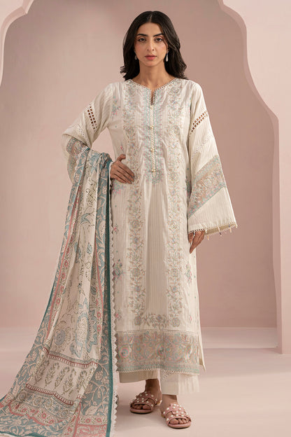 Embroidered Shirt Shalwar Dupatta - 0467