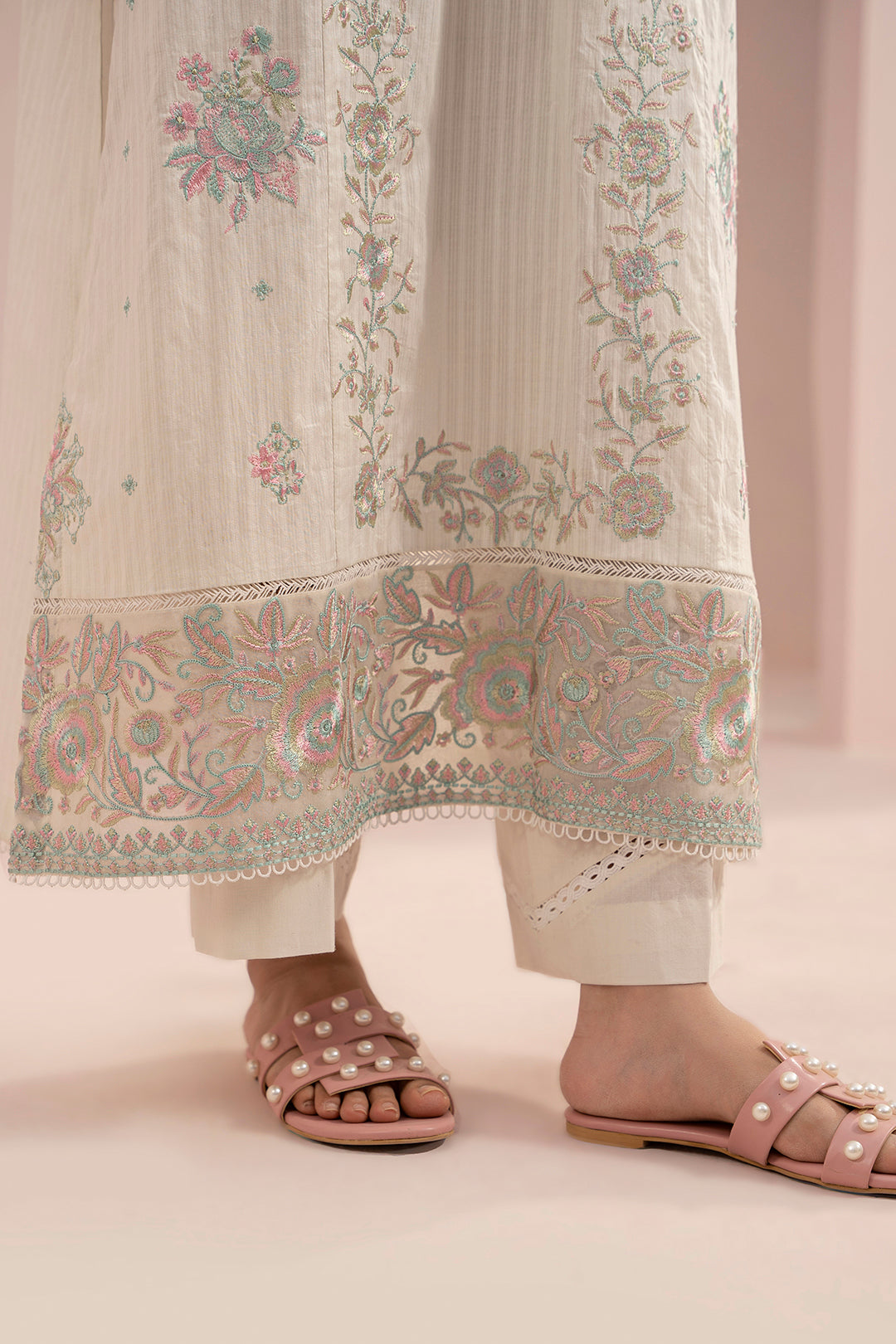 Embroidered Shirt Shalwar Dupatta - 0467