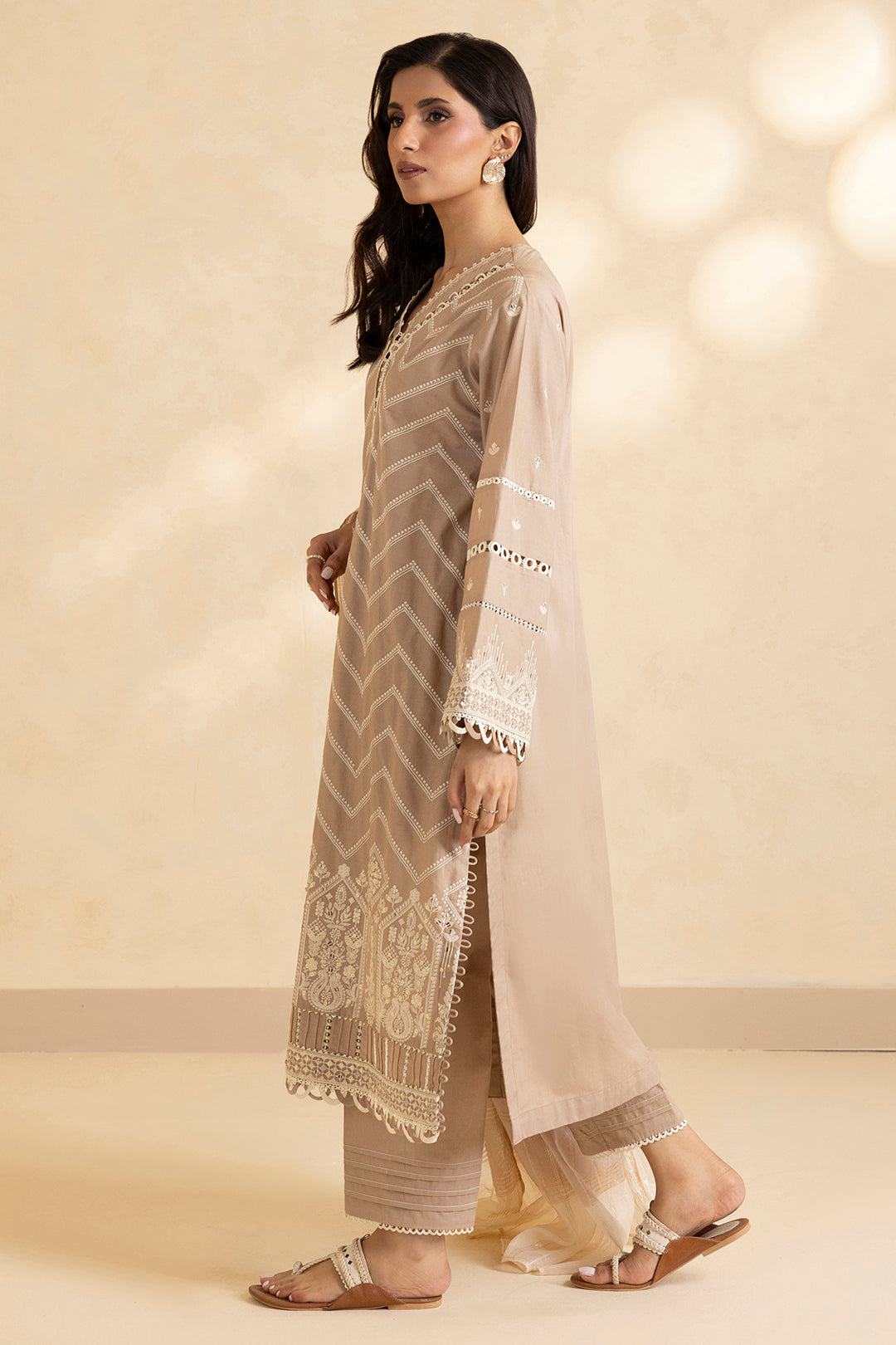 Embroidered Shirt Shalwar Dupatta - 4008