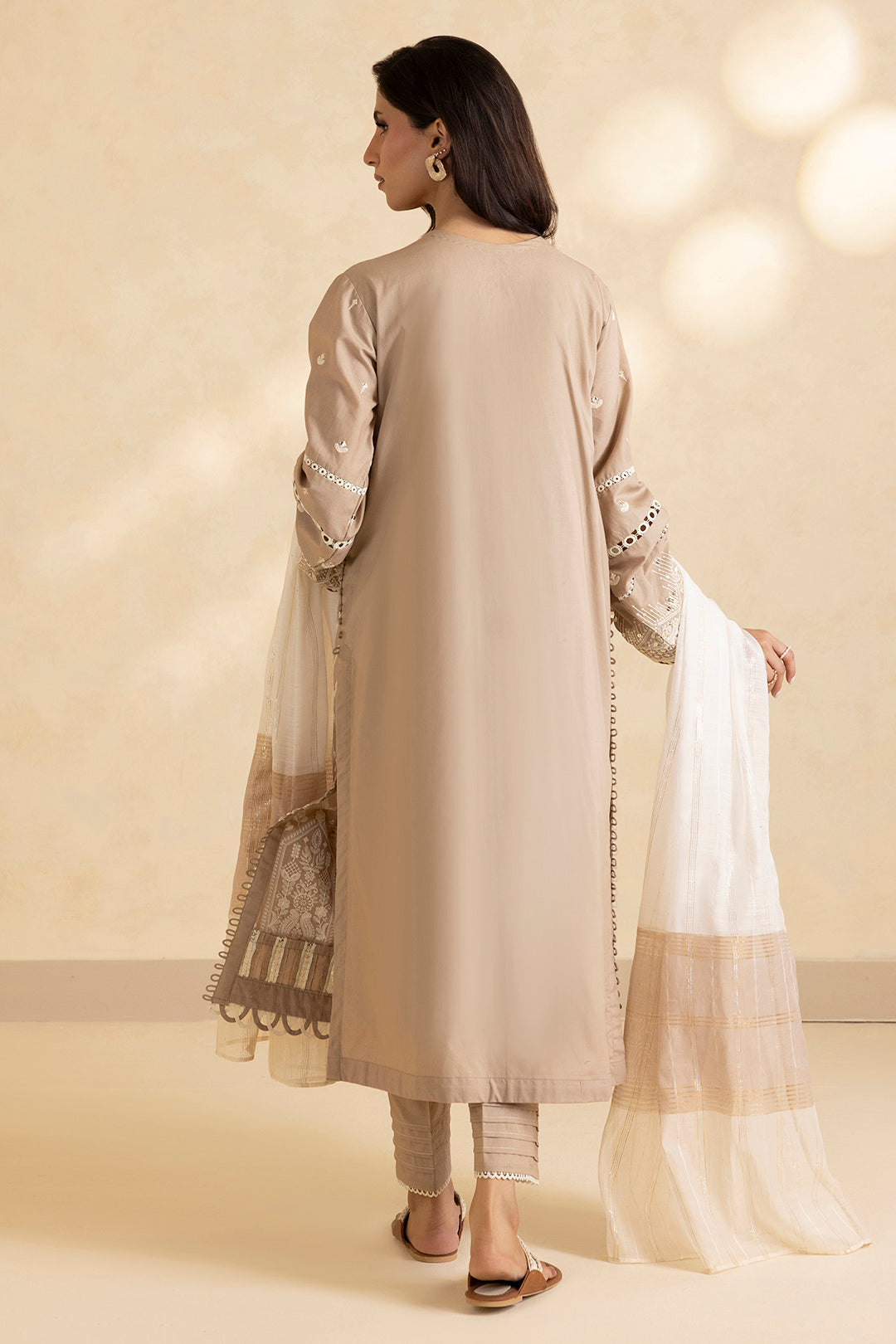 Embroidered Shirt Shalwar Dupatta - 4008