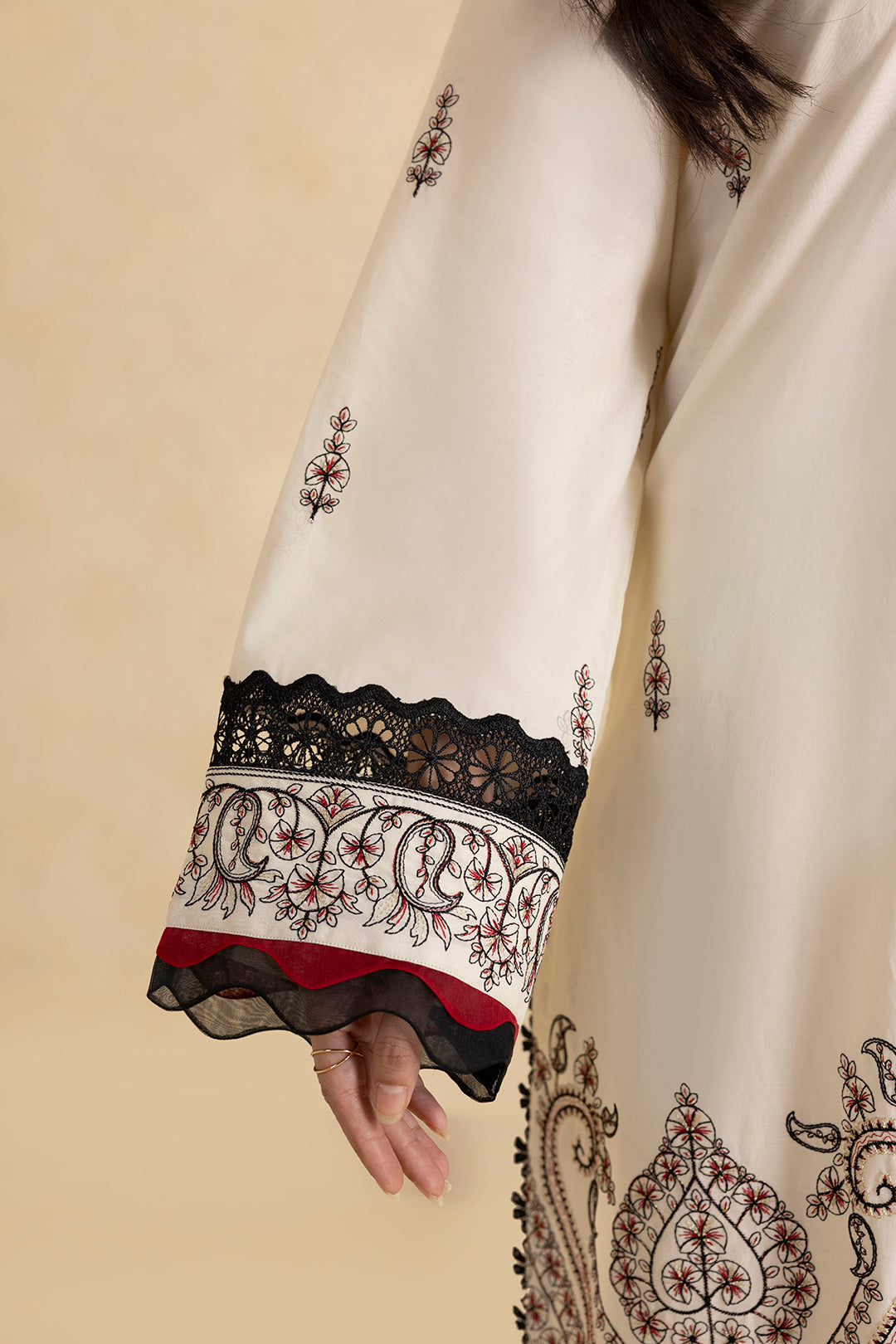Embroidered Shirt Shalwar Dupatta - 0470