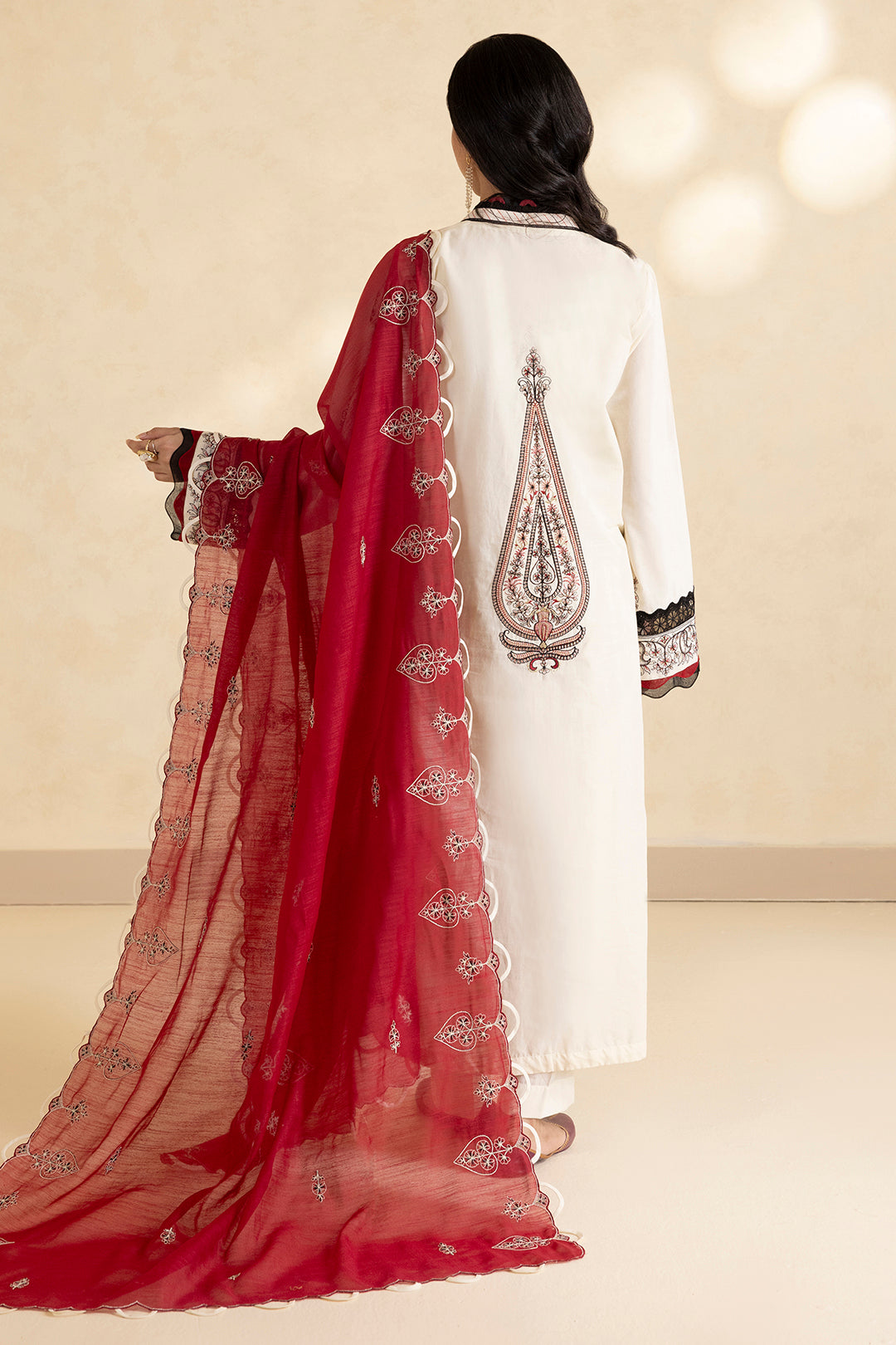 Embroidered Shirt Shalwar Dupatta - 0470
