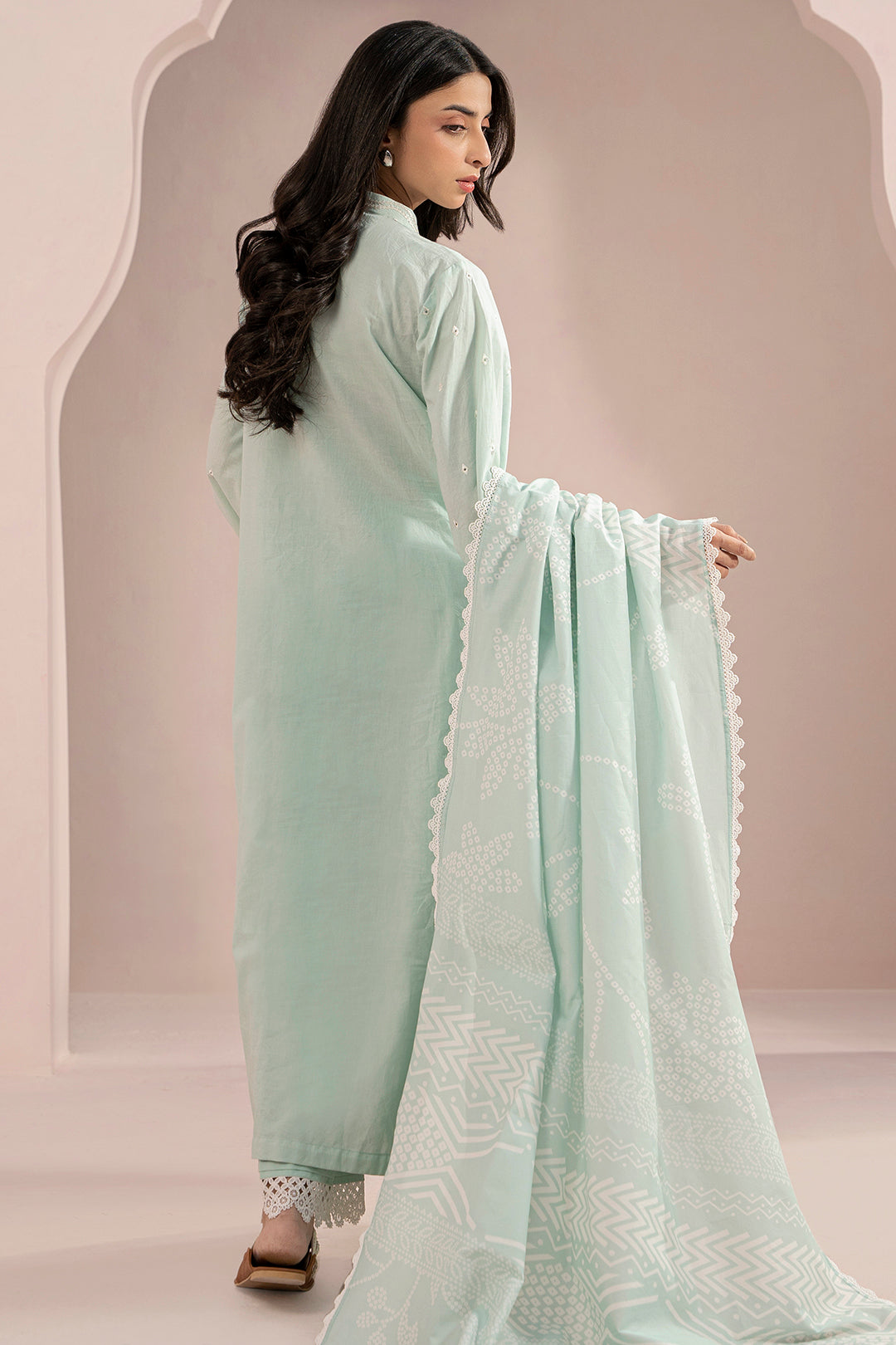 Embroidered Shirt Shalwar Dupatta - 0471