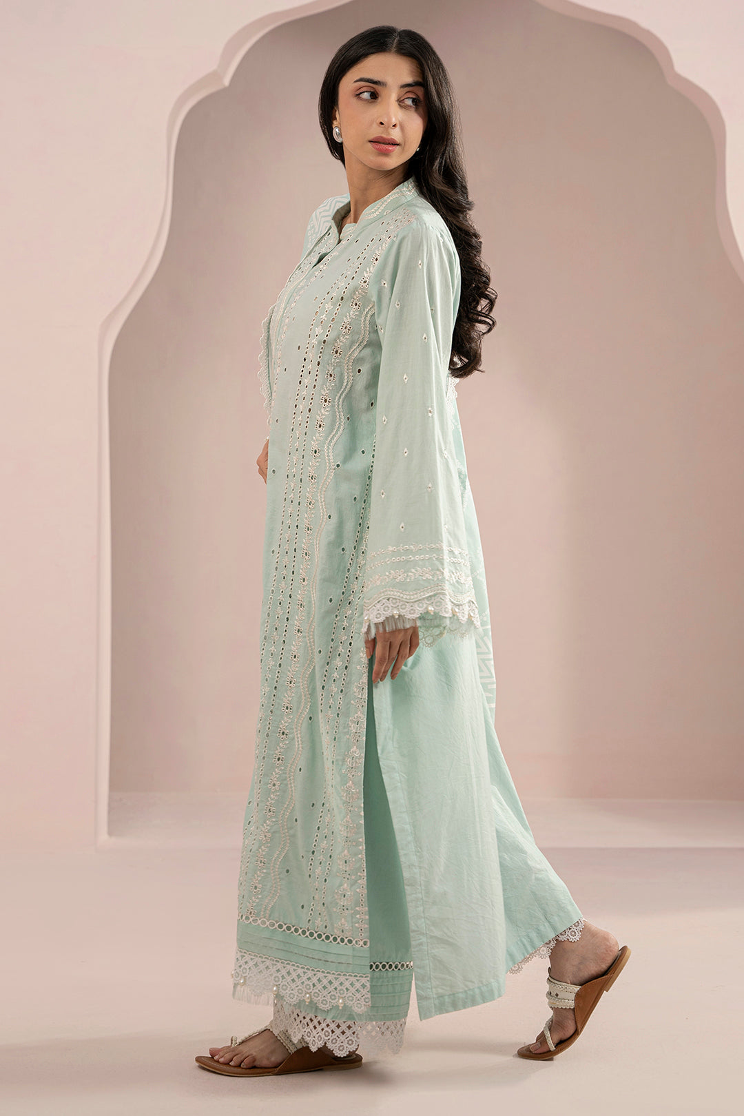 Embroidered Shirt Shalwar Dupatta - 0471
