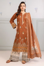Embroidered Shirt Shalwar Dupatta - 0522