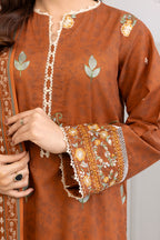 Embroidered Shirt Shalwar Dupatta - 0522