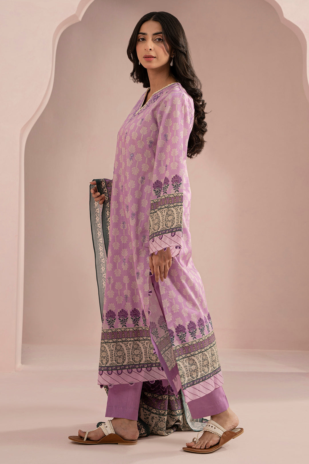 Embroidered Shirt Shalwar Dupatta - 0525