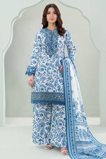 Embroidered Shirt Shalwar Dupatta - 0526